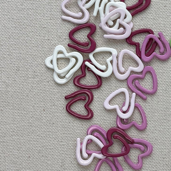 Large Heart Split Stitch Markers