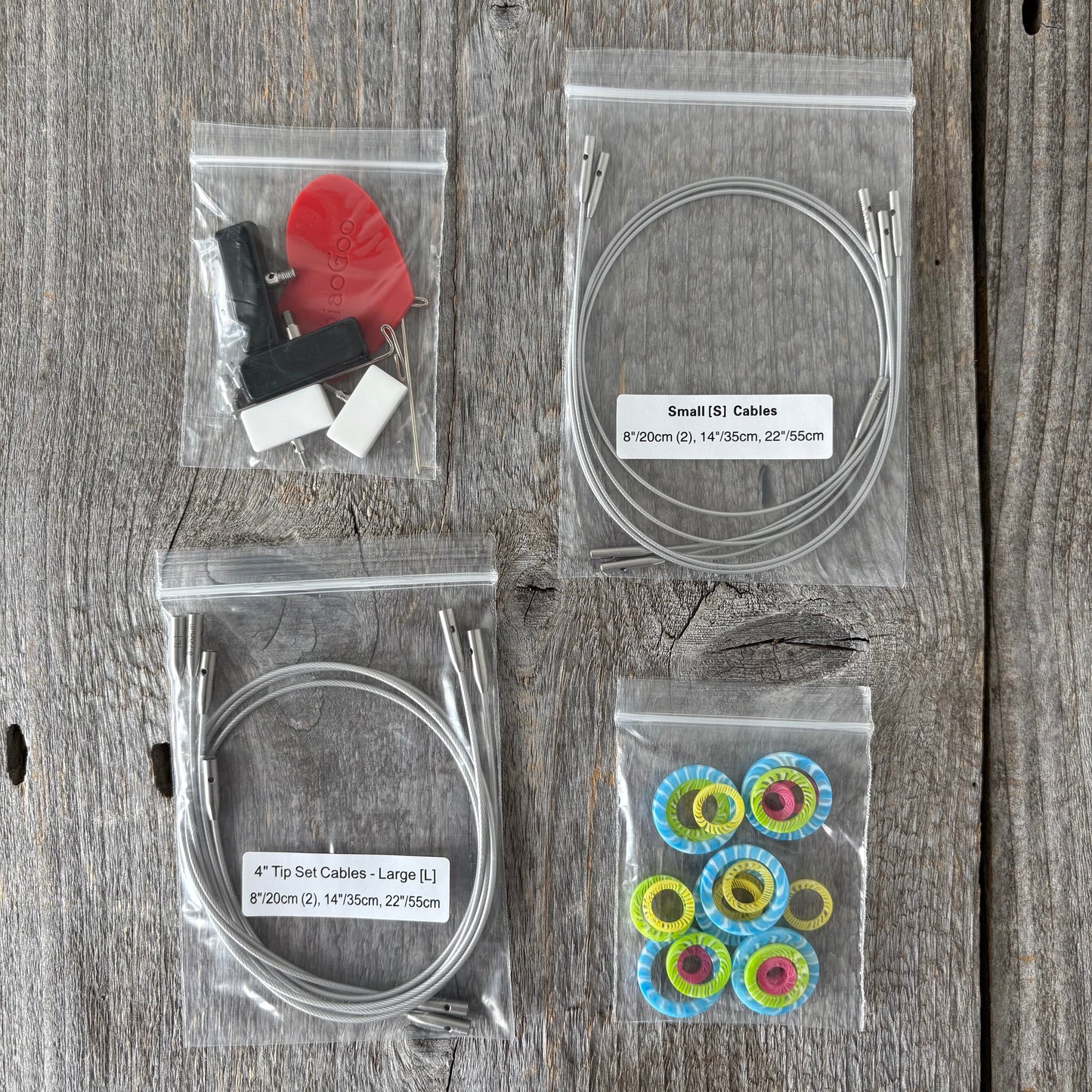ChiaoGoo SPIN Bamboo Interchangeable Needle Complete Set