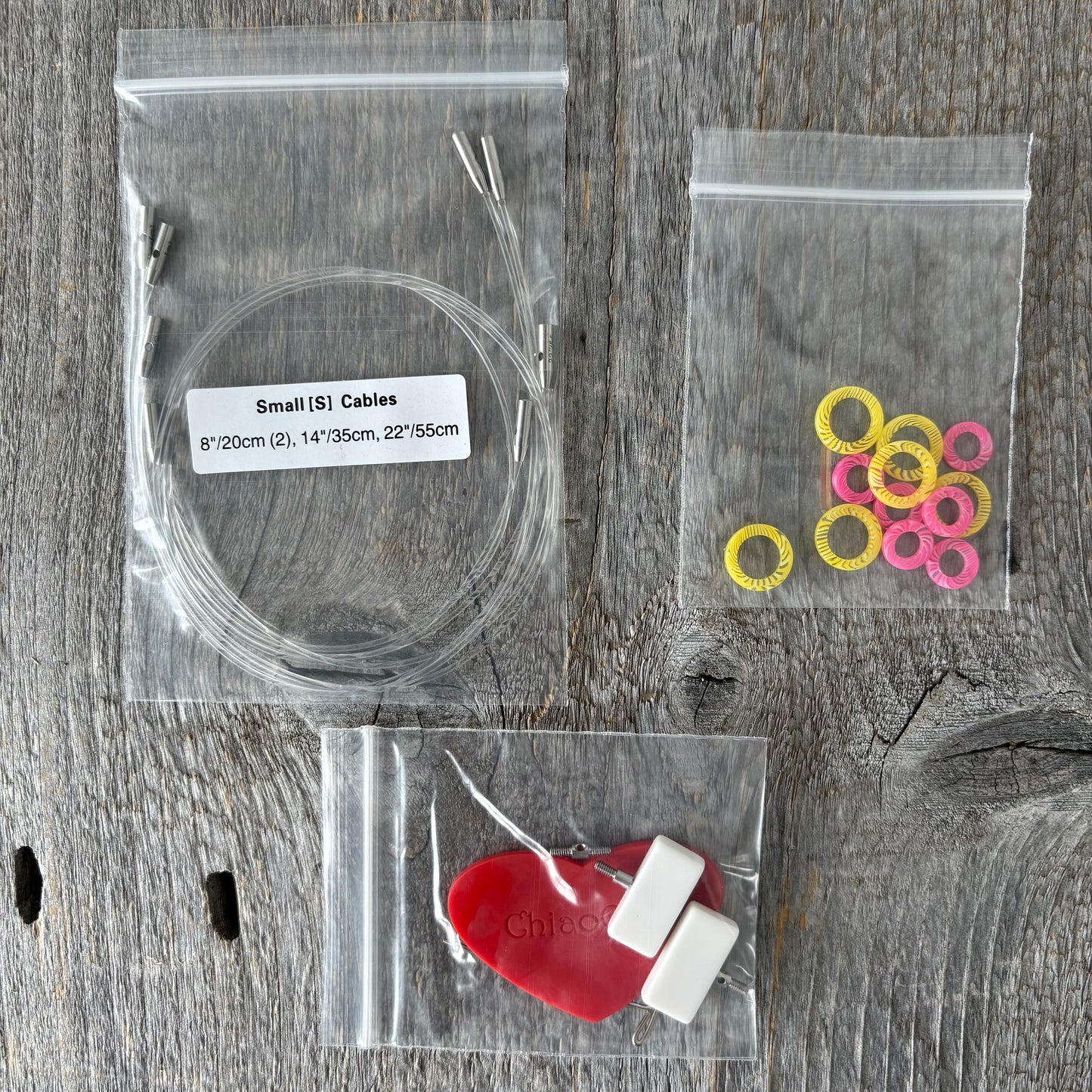 ChiaoGoo SPIN Bamboo Interchangeable Small Needle Set
