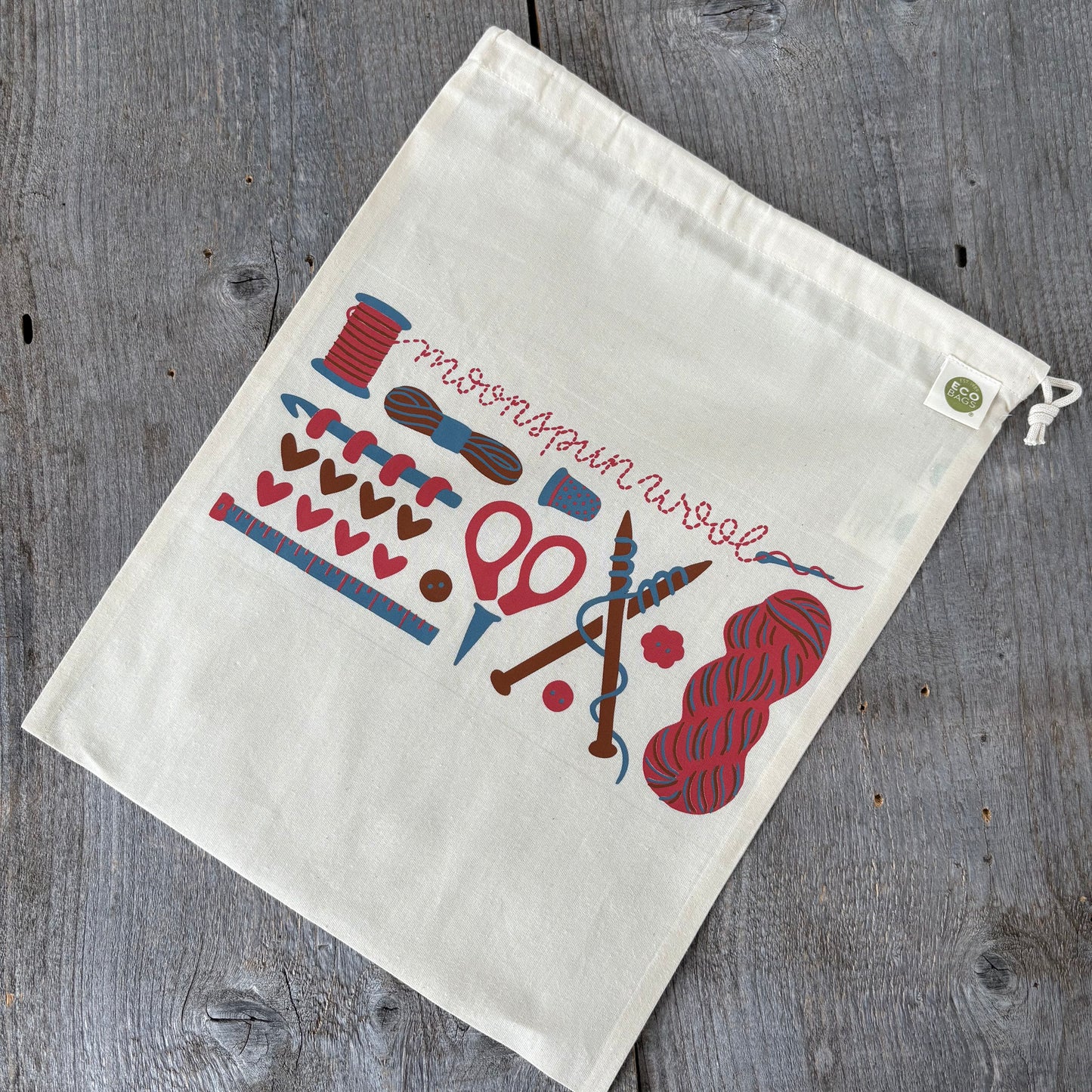 Moonspun Wool Project Bag