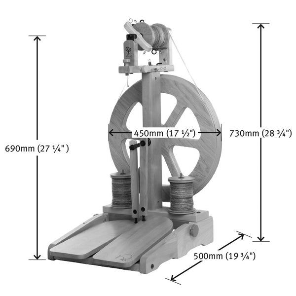 Ashford Kiwi 3 Spinning Wheel