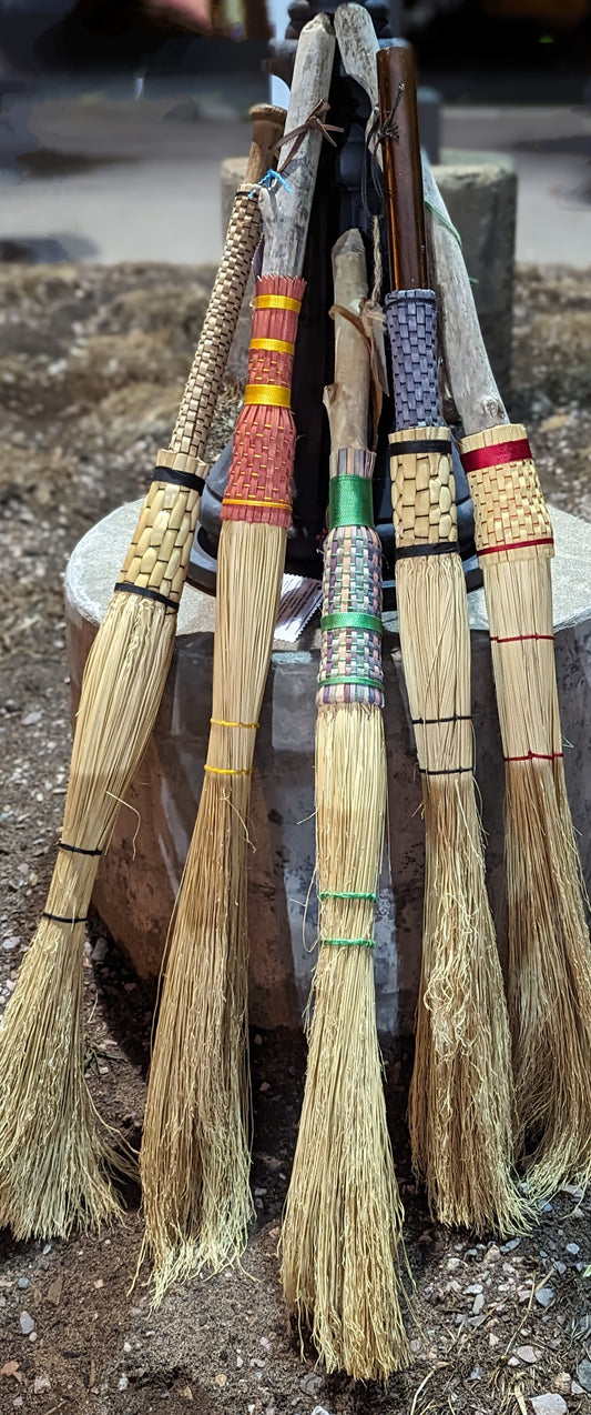 Cobweb Broom Making