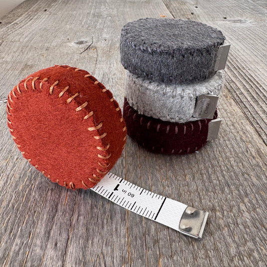Hand-Stitched Woolen Tape Measure