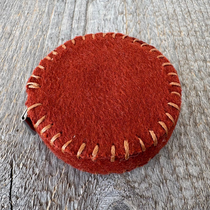 Hand-Stitched Woolen Tape Measure