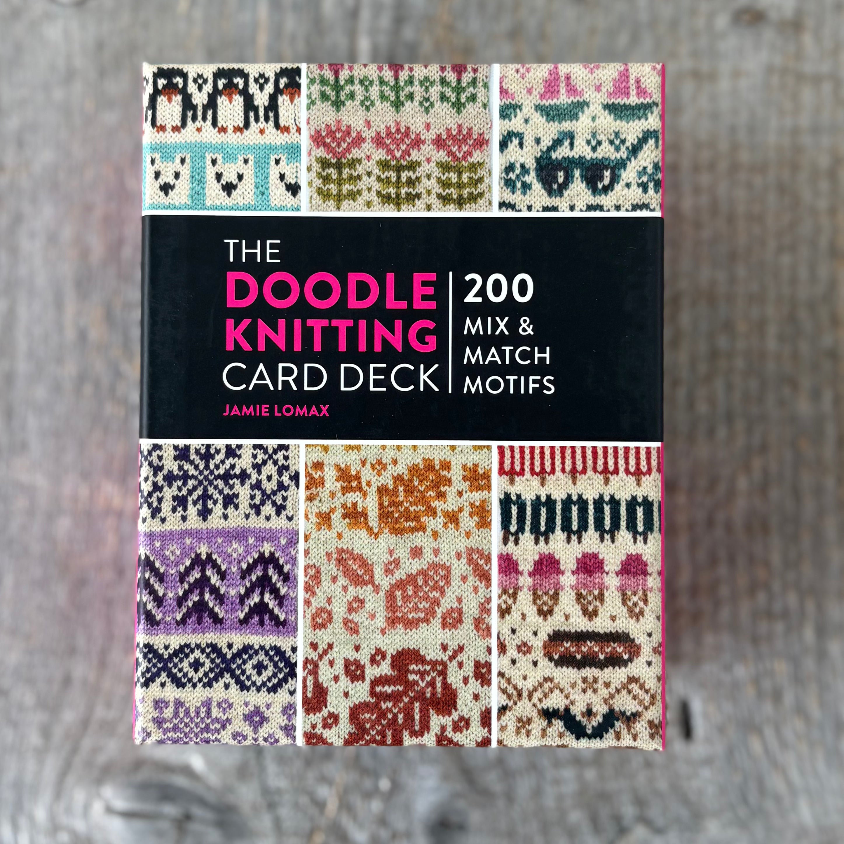 Knit Pattern Card Doodle Knitting Card Deck: 200 Mix & Match Motifs – Moonspun Wool