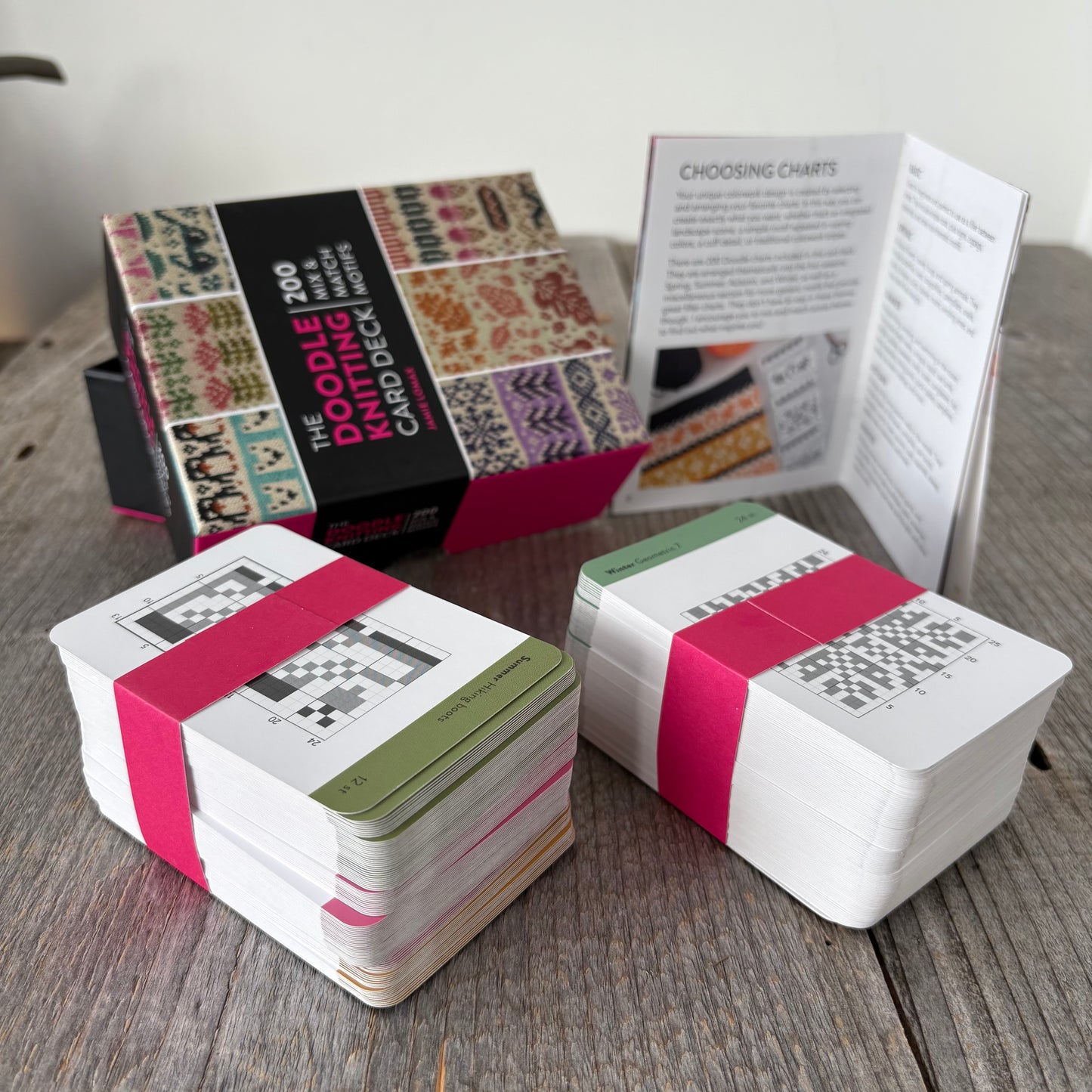 Doodle Knitting Card Deck: 200 Mix & Match Motifs