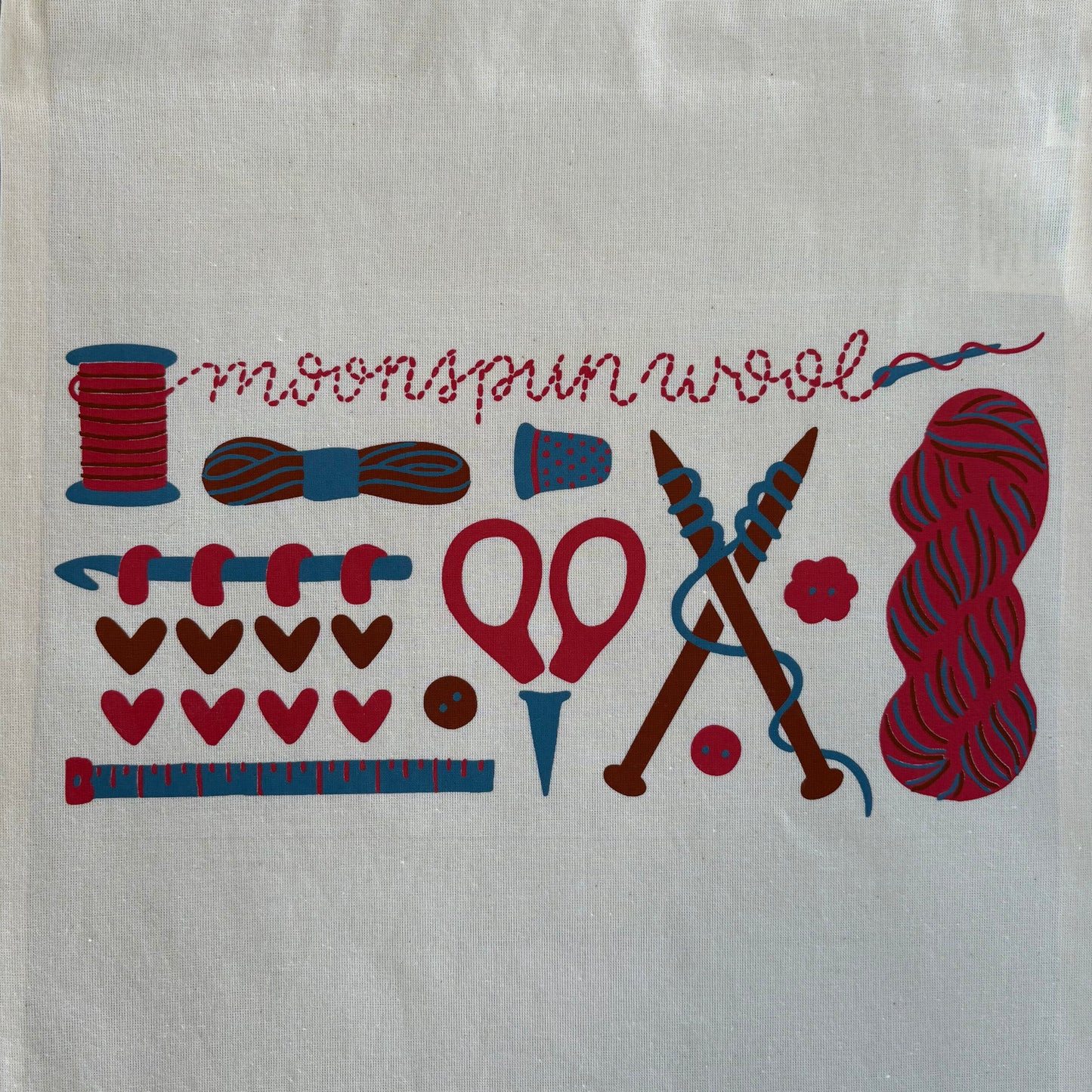 Moonspun Wool Project Bag