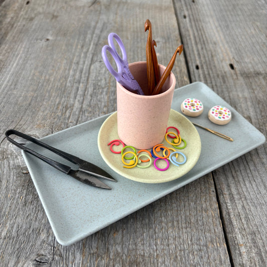 Notions Dish, Cup & Tray