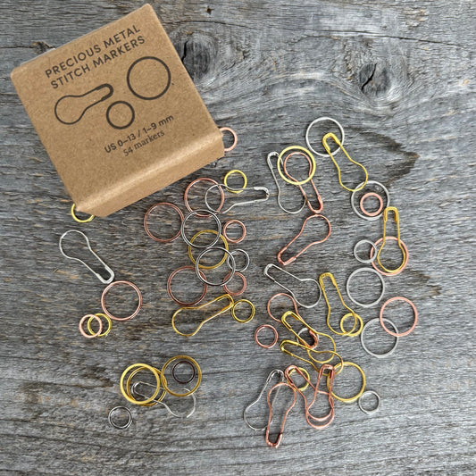 Precious Metal Stitch Markers