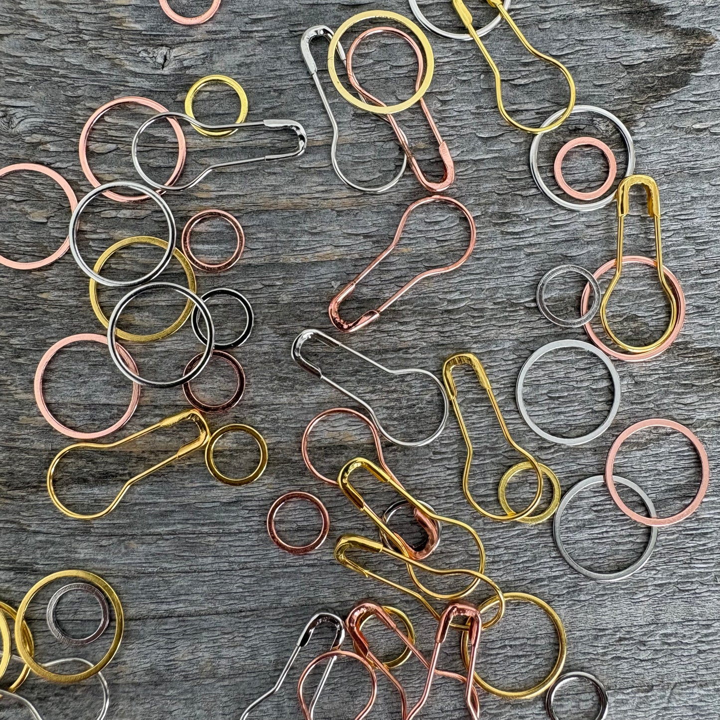 Precious Metal Stitch Markers
