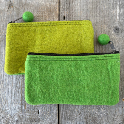 Two-Tone Felt Pouch