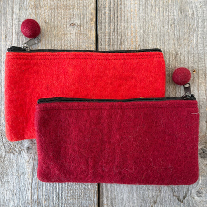 Two-Tone Felt Pouch