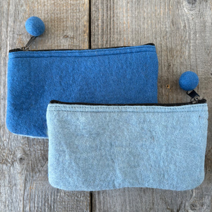 Two-Tone Felt Pouch