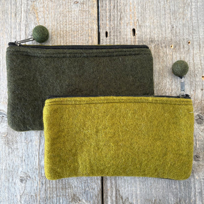 Two-Tone Felt Pouch