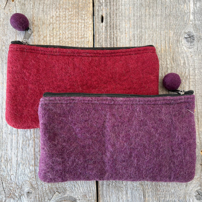 Two-Tone Felt Pouch