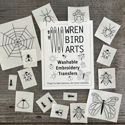 Washable Hand Embroidery Transfers