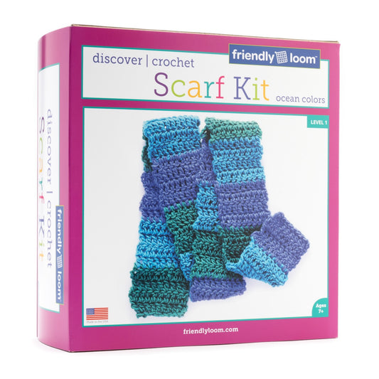 Crochet Scarf Kit by Friendly Loom™