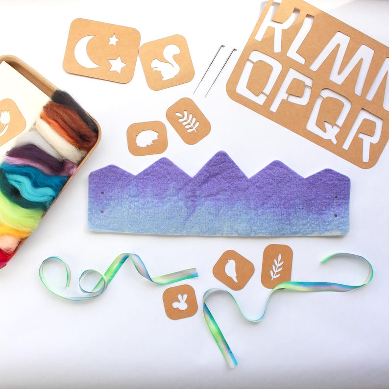Wool Crown Felting Kit