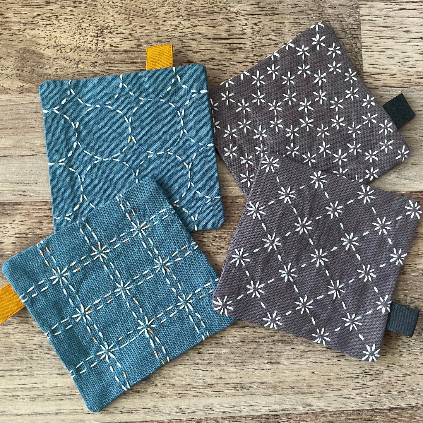 Sashiko Coasters